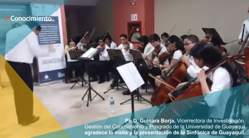 Visita de la Sinfónica de la Universidad de Guayaquil